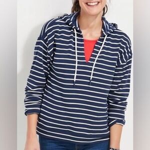 Vineyard Vines Women’s Navy Striped Hoodie